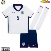 England John Stones #5 Replica Home Minikit Euro 2024 Short Sleeve (+ pants)